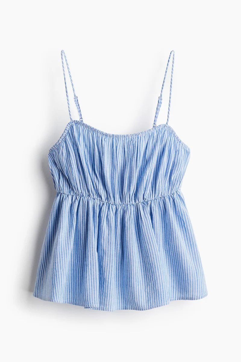 H&M Peplum strappy top