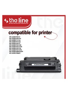 The Line TheLine 90A CE390A CE390A 90A CC364A High Yield Toner Cartridge Replacement for HP LASER P4014/4014n/415n/415tn/P4515/4515N/4515TN/M4555FP/M601/601N/602 N/M60 2DN/M603/M603N/M603D  - Image 3