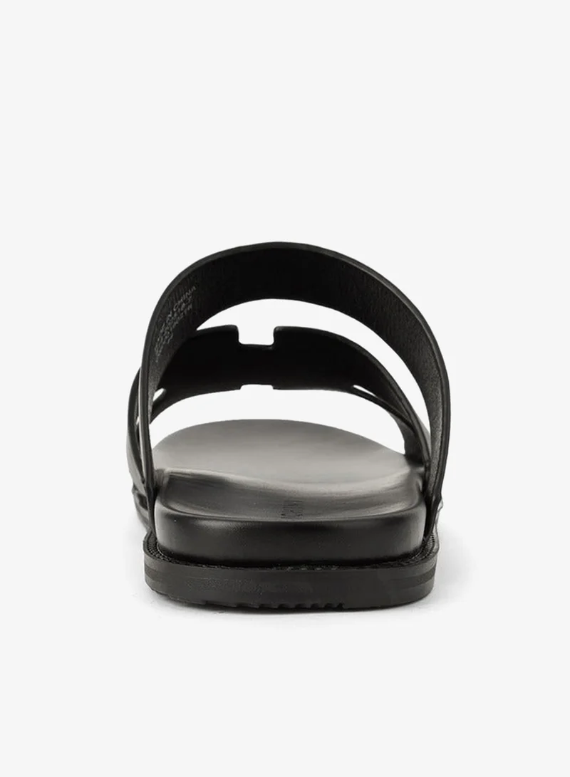 DUCHINI Black Men Slip-On Comfort Sandals for Men | Best Price UAE