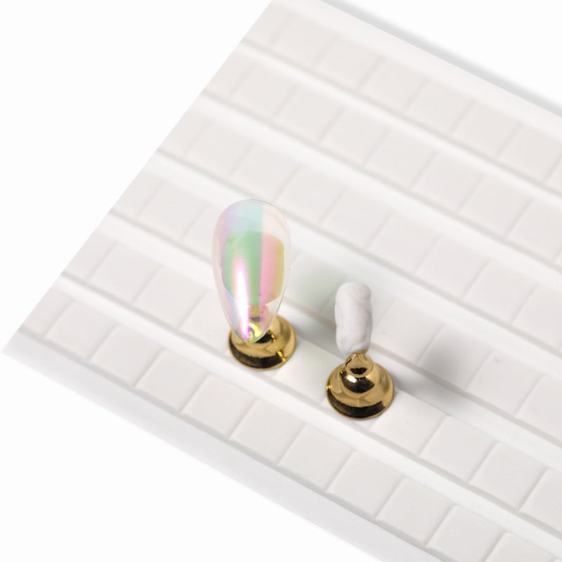 Multi-Functional Nail Art Plasticine Clay Nail Art Practice Fixed Clay Color Card Plate Nail Piece Practice Bracket Fixed - Image 3