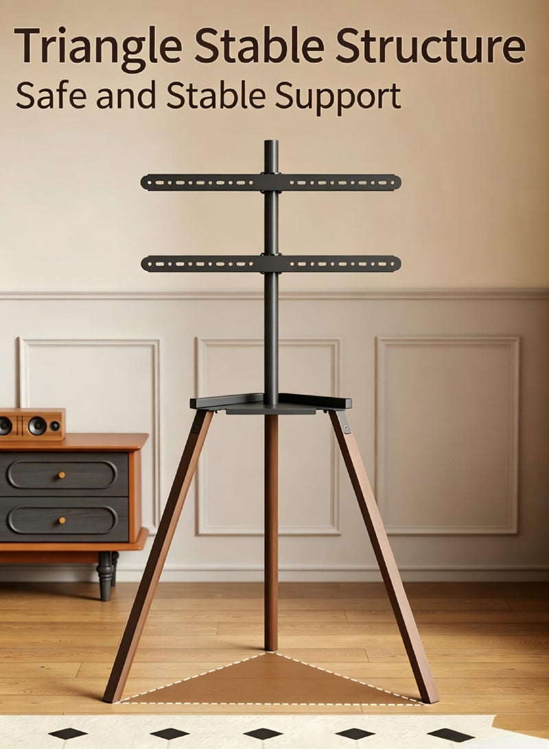 AiheArron Easel Style Floor TV Stand for 32-70 Inch TVs, Height Adjustable 3-Leg Studio Tripod TV Mount, Corner Display Stand for Gaming Living Room Bedroom Study - Image 5