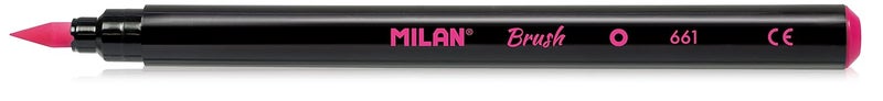 Milan Brush-Tipped Water-Based Fiberpen 10 Colours - Image 2