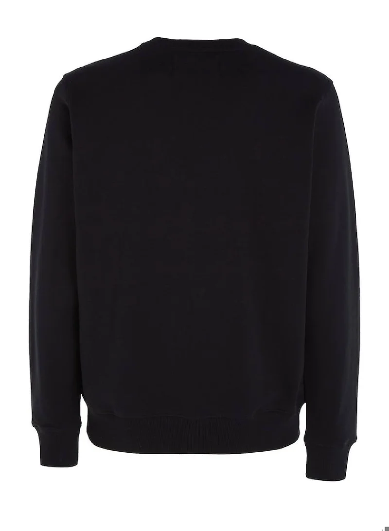 Calvin Klein Jeans Ck Black Cotton Sweatshirt for Men | Best Price UAE