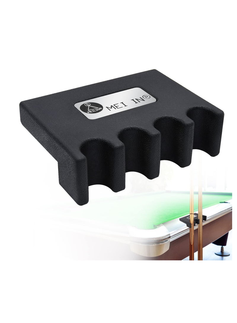 Excefore Pool Cue Holder, 2/3/4-Cue Portable Pool Stick Holder for Table, Weighted & Durable Billiard Cue Holder, Mini Stick Holder for Pool Cues, Pool Cue Holder Claw (4 CUE) - Image 1