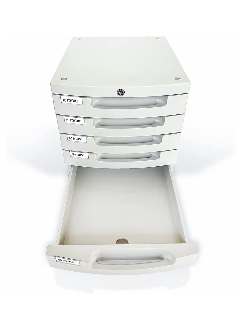 Maxi خزانة تخزين الملفات المكتبية ذات 5 أدراج مع قفل المفتاح - Image 3