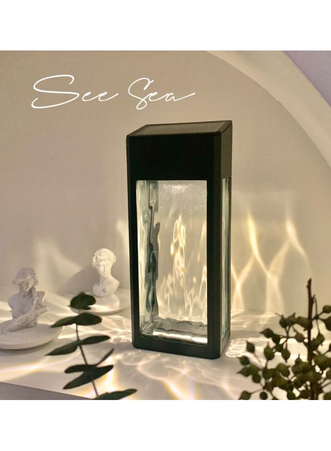 Y&D Bright Wall Light Solar Outdoor Waterproof Warm Light 20x8.3x8.3cm  - Image 2