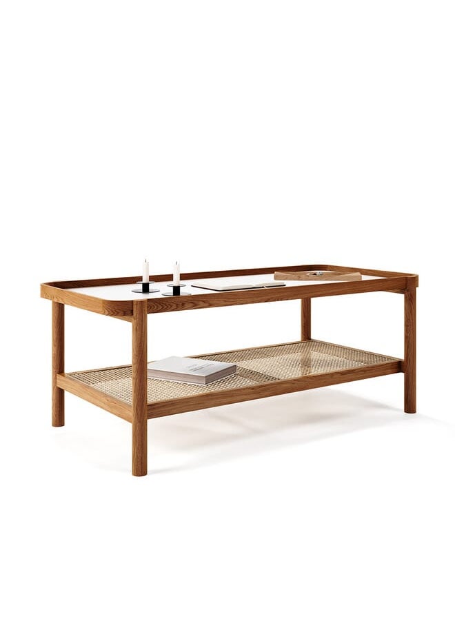 Woodz - Tally Wooden Middle Table Brown - Image 1