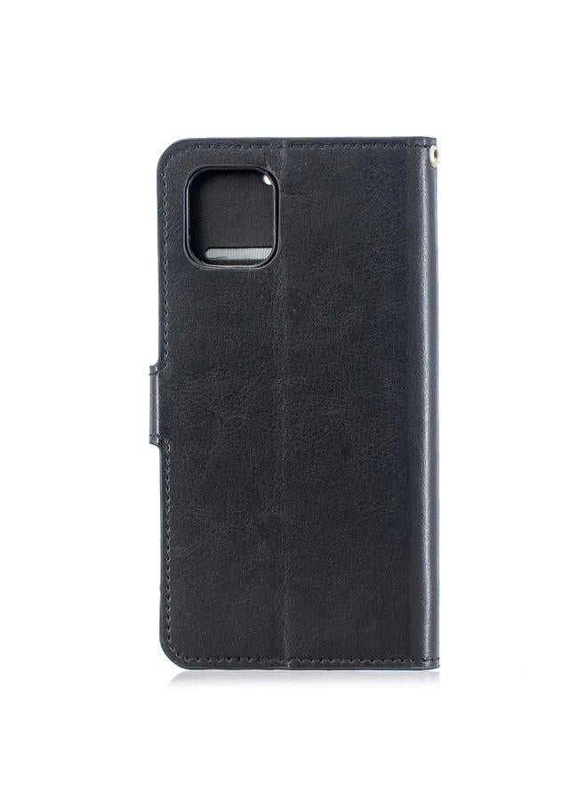 Zaboon Case For iPhone 11 Crazy Horse Texture Horizontal Flip Leather Case with Holder & Card Slots & Wallet & Photo Frame for iPhone 11 - Image 4