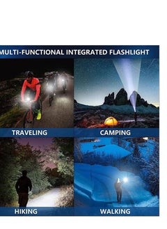 Sudocrem Portable waterproof, USB rechargeable flashlight, powerful spotlight, perfect for camping and outdoor activities  - Image 2