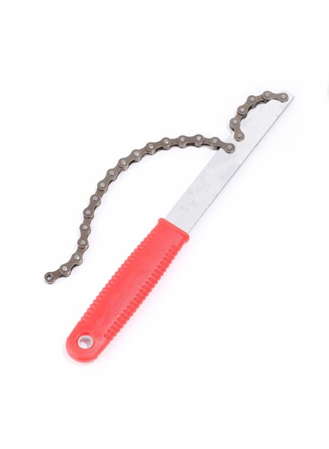 Fubeasi Bicycle Freewheel Turner Chain Whip Cassette Sprocket Remover Tool Freewheel Repair Tools Bicycle Chain Repair Tool - Image 2