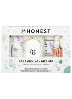 The Honest Company The Honest Company Baby Arrival Gift Set | Newborn Essentials Welcome Box | Diapers, Wipes, Personal Care, Diaper Rash Cream  - Image 1