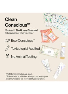 The Honest Company The Honest Company Baby Arrival Gift Set | Newborn Essentials Welcome Box | Diapers, Wipes, Personal Care, Diaper Rash Cream  - Image 4
