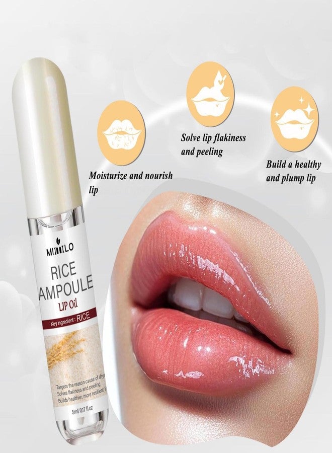 teerova Black and White Rice Ampoule Lip Scrub and Oil Set, Rice Ampoule Duo Lip Exfoliator Solution, Hydrating Lip Oil for Softer & Smoother lips - Image 5