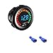 Sylvil Waterproof Voltmeter for Car DC 12V LED Digital Display Voltage Gauge with Terminals Universal Round Panel Vehicle Battery Voltage Tester for Car Motorcycle Boat - Image 2