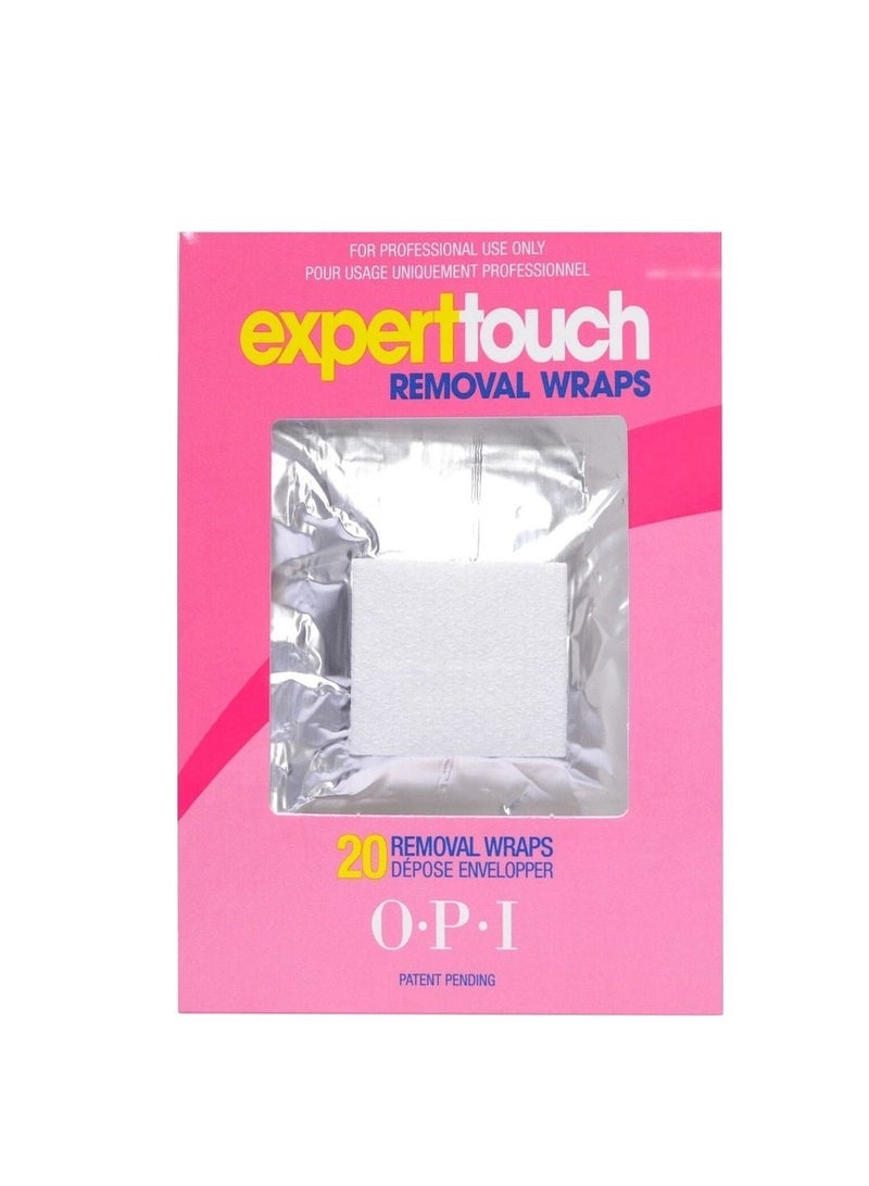 OPI Expert Touch Removal Wraps 20pcs