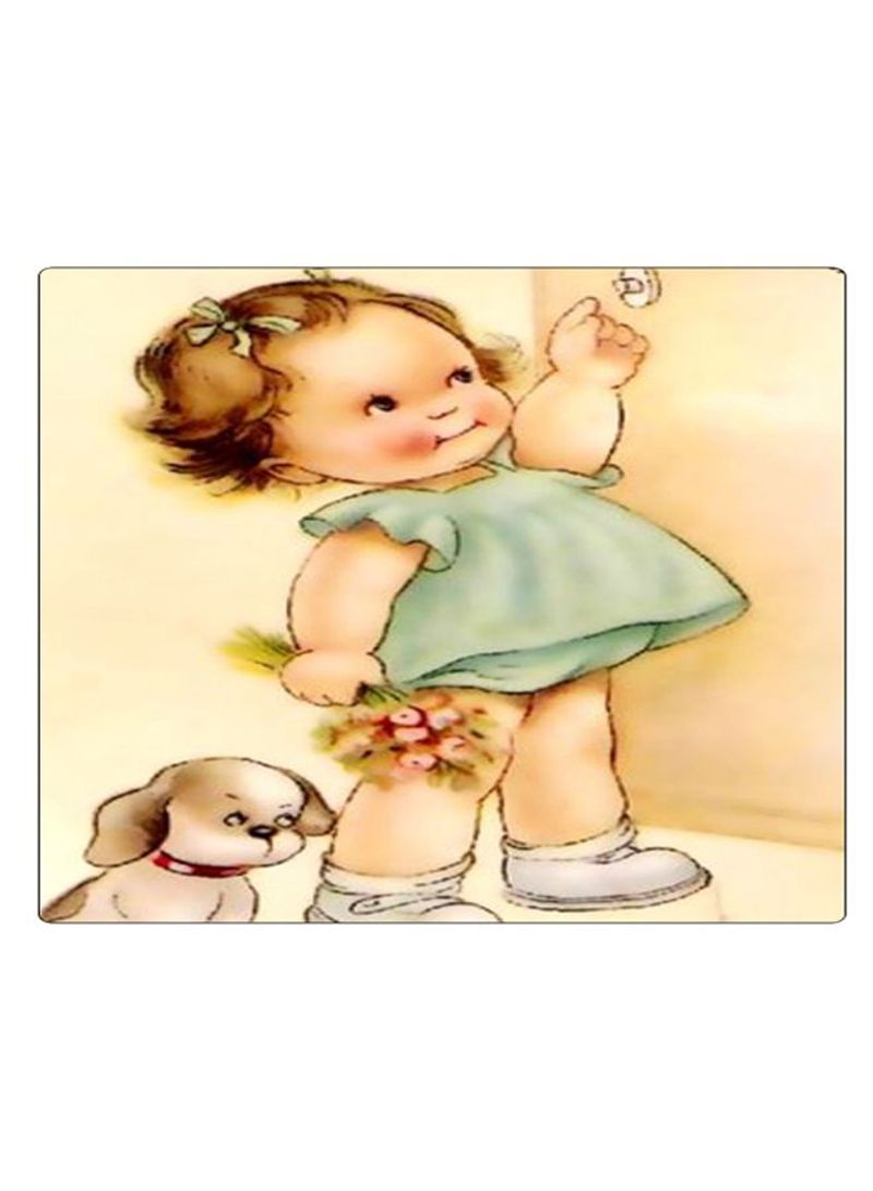 Printed Anti-Slip Gaming Mouse Pad Multicolour