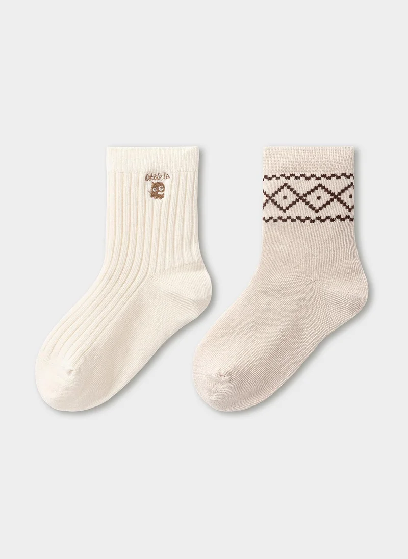 Balabala Toddler Boys Socks 2Pcs)