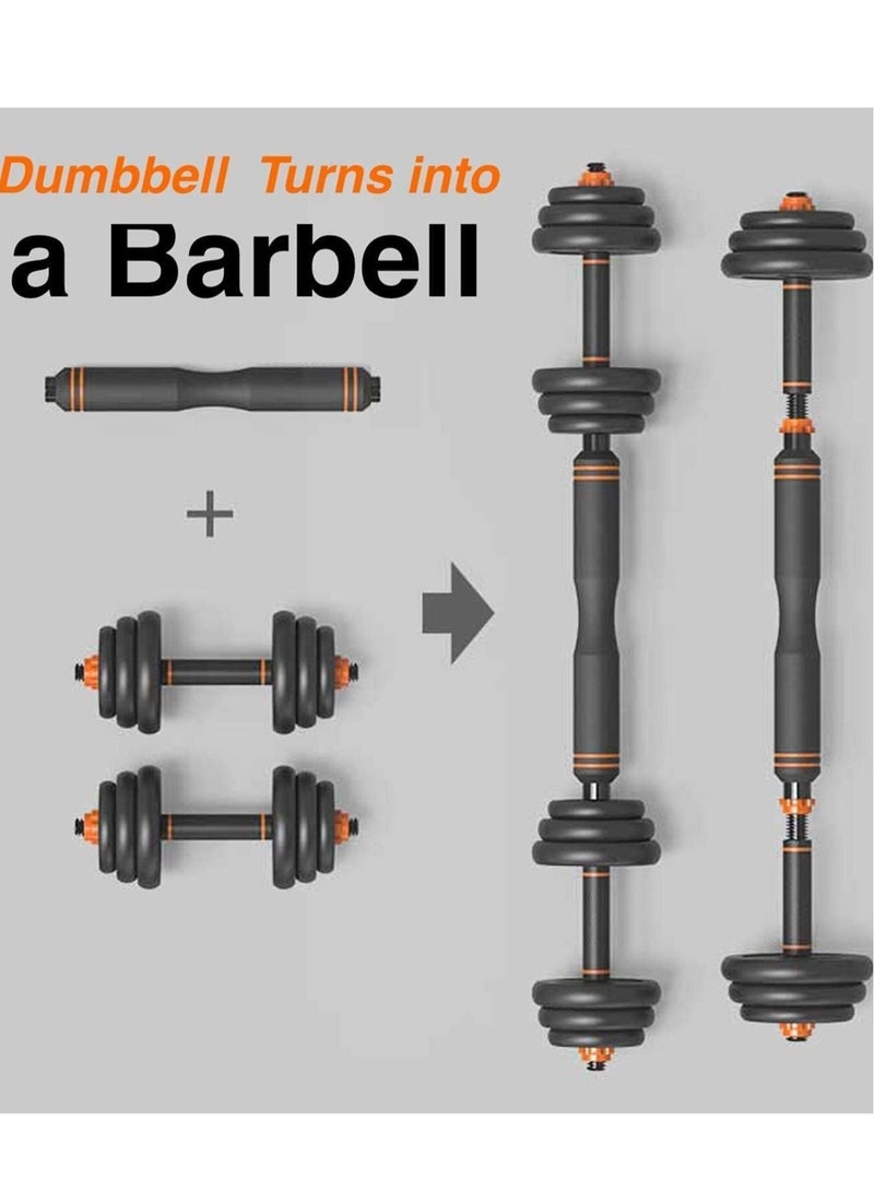 ULTIMAX Adjustable Dumbbell & Barbell Set with Kettlebel-10Kg - Image 4