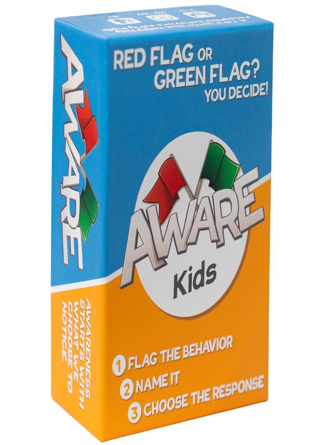AWARE Kids Card Game - Learn to Spot Red Flag & Green Flag Behaviors Through Play | Teaches Healthy vs Unhealthy Behaviors | Ages 8-12 | Family & Classroom Use - Image 1