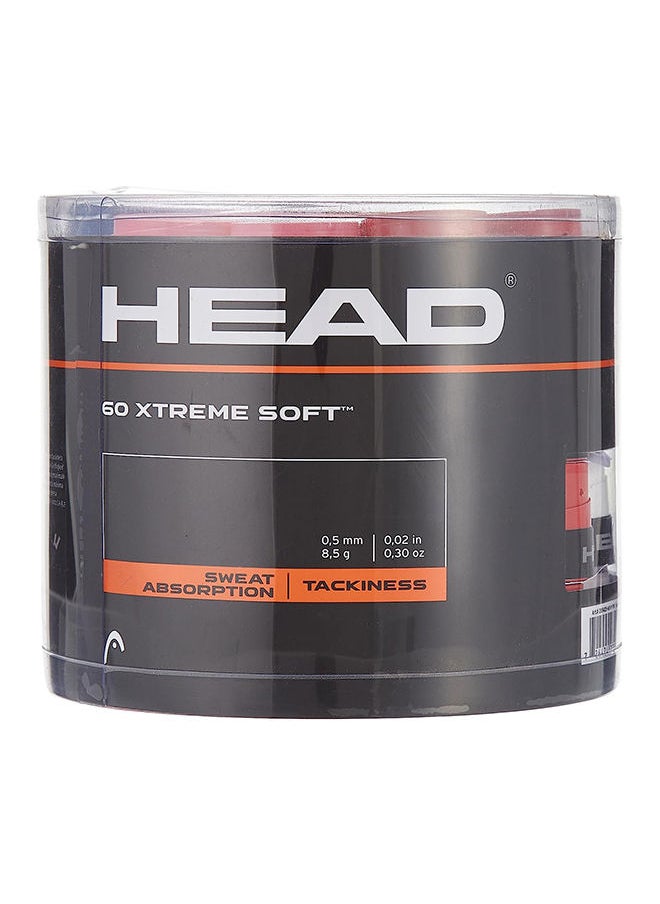 HEAD - Extreme Soft Racquet Overgrip 60 Pack - Assorted Jar of Tennis Racket Grip Tape - Image 1