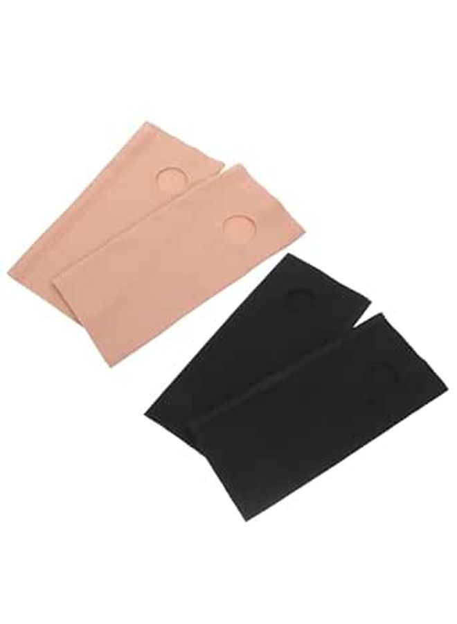 GALPADA Cotton Ankle Brace Compression Sleeve 2 Pairs Sprain Support Joint Protection Sports - Image 1