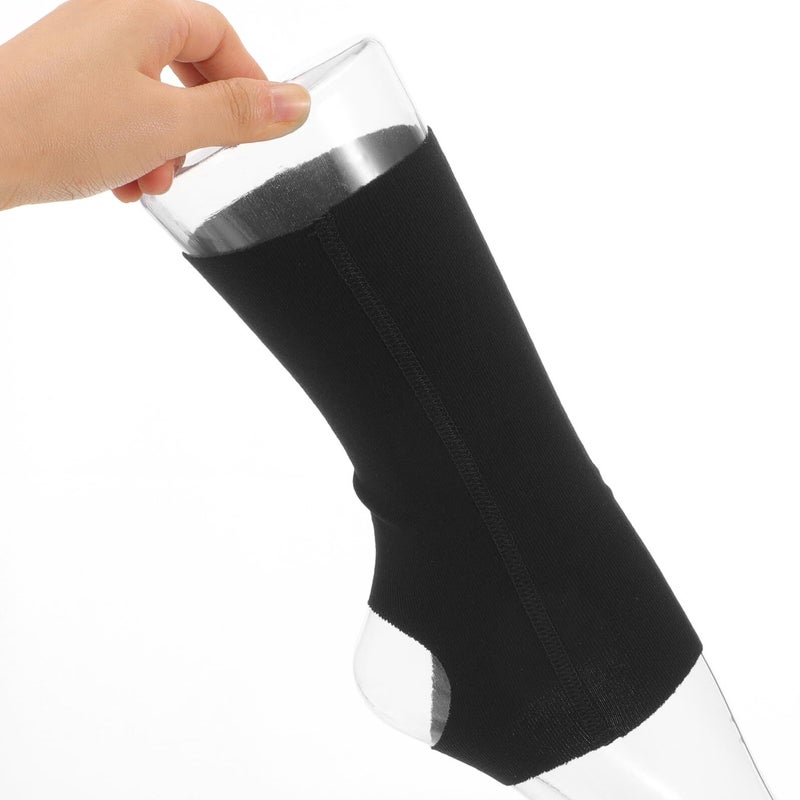 GALPADA Cotton Ankle Brace Compression Sleeve 2 Pairs Sprain Support Joint Protection Sports - Image 5