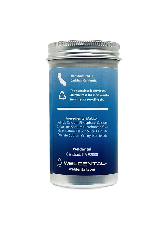 WELdental - Chew Brush Smile Toothpaste Tablets 120 Count, Peppermint - Image 1