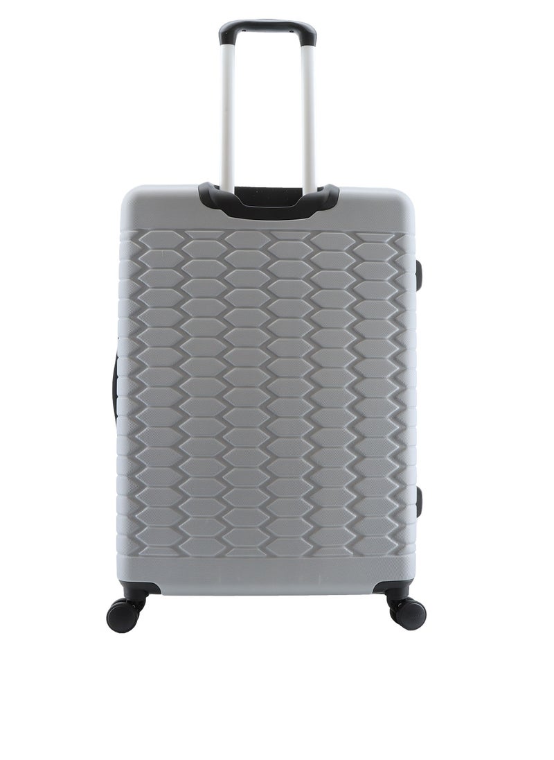 Discovery Reptile ABS Hardshell Luggage Set Silver, Durable Lightweight Expandable Suitcase, 4 Double Wheel With TSA Lock 3pcs Trolley Bag (20+24+28 Inch). - pzsku/Z35C4E2BD90F99FEB0671Z/45/_/1720684202/40f6f412-6fe6-4314-ad28-329e80d97f12