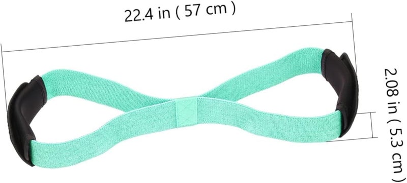 SHOPYSTAR Yoga Resistance Band Exercise Band Elastic Soulder Exercise Band Elastic Training Bend Stretch Band Workout Equipment for Home Exercise Resistance Bend with Handle Sports. - Image 4