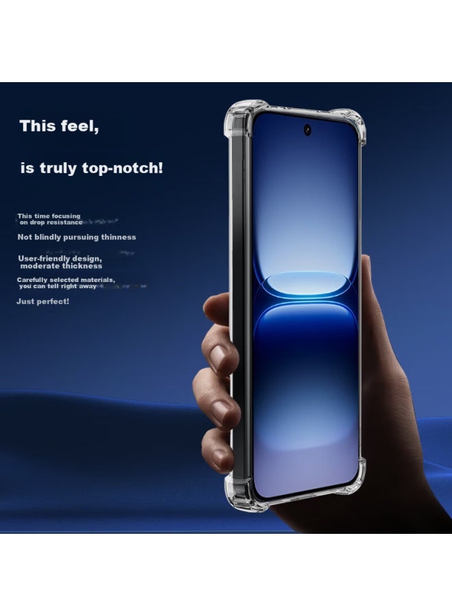 Freeson Compatible With Vivo Iqoo 15 Phone Case Protective Cover Simple Lightweight Full Coverage Lens Drop-proof Clear Soft Case Transparent - Image 2