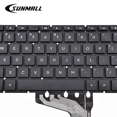 SUNMALL Replacement Keyboard Compatible with HP 15-BS 15-BP 15-BR 15-BW 15G-BR 15Q-BD 15Z-BW 17G-BR 15-RA 15-RB 17-BS (Black Without Bbcklit) - Image 4