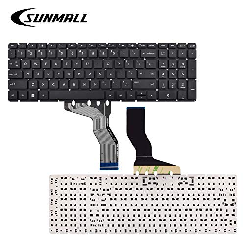 SUNMALL Replacement Keyboard Compatible with HP 15-BS 15-BP 15-BR 15-BW 15G-BR 15Q-BD 15Z-BW 17G-BR 15-RA 15-RB 17-BS (Black Without Bbcklit) - Image 3