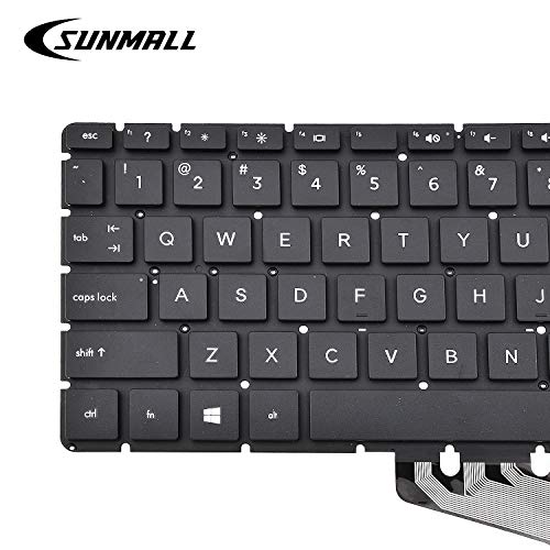 SUNMALL Replacement Keyboard Compatible with HP 15-BS 15-BP 15-BR 15-BW 15G-BR 15Q-BD 15Z-BW 17G-BR 15-RA 15-RB 17-BS (Black Without Bbcklit) - Image 5