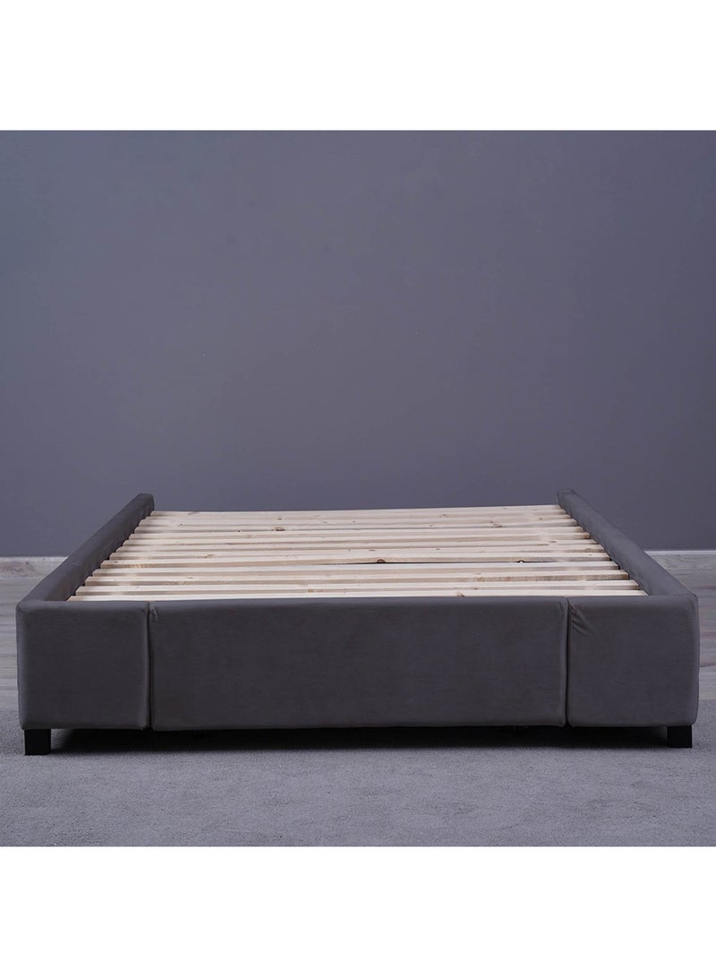 Pan Home Olympia Base Velvet Grey 160X200 Cm  - Image 2