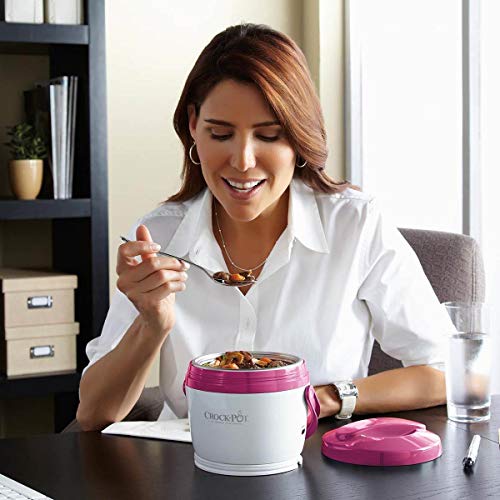 Crock-Pot SCCPLC200PK-NP Lunch Crock Food Warmer, Pink, 20oz - Image 4