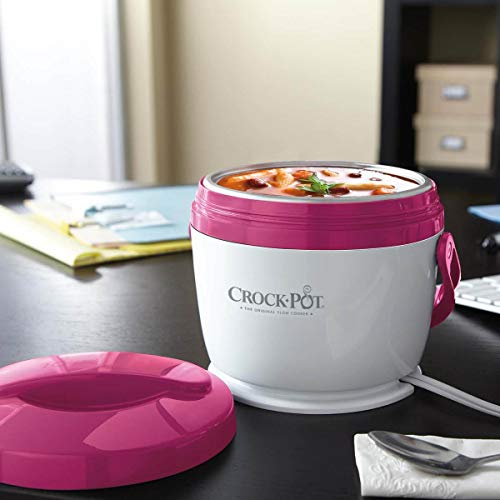 Crock-Pot SCCPLC200PK-NP Lunch Crock Food Warmer, Pink, 20oz - Image 3
