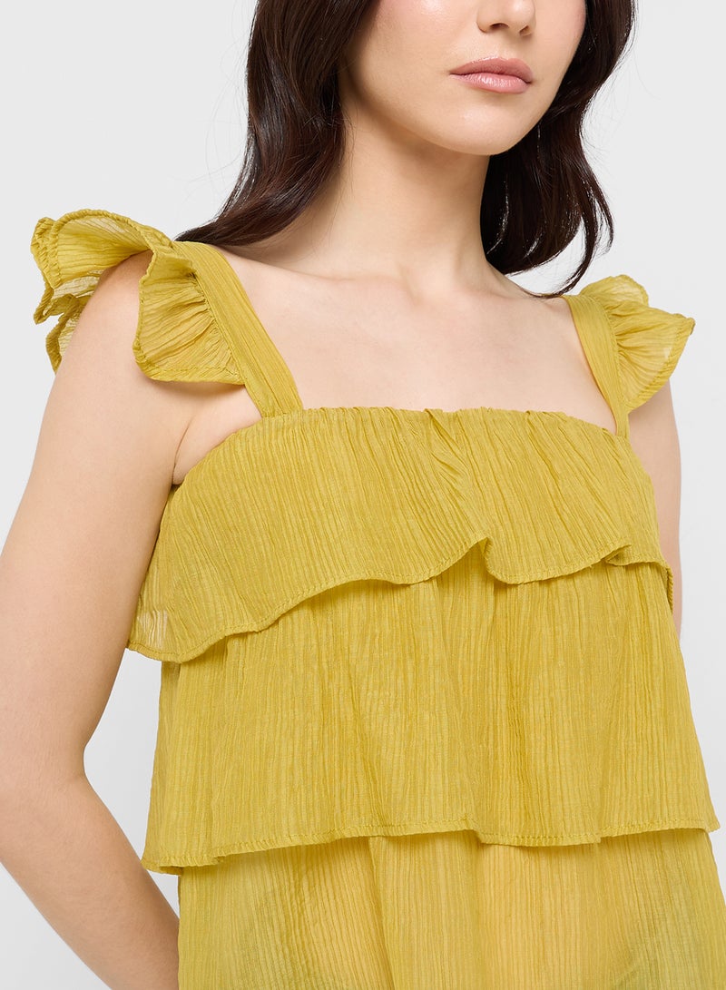 Ginger Ruffle Tiered Flouncy Top - Image 3