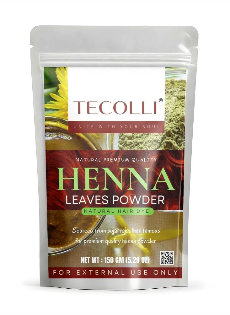 TECOLLI - Pure Henna Powder -150 Gram Natural Hair Dye - Image 1