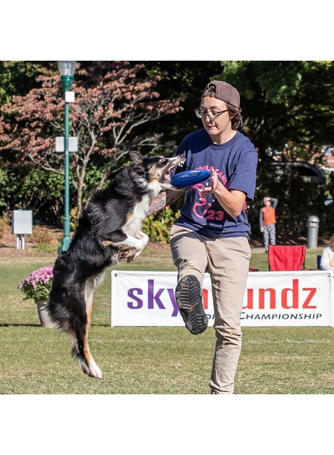 هايبر فلايت قرص طائر للكلاب من هايبرفلايت باب جاوز (90 جرامًا) • أقوى قرص طائر معتمد للمسابقات في العالم • أفضل لعبة قرص طائر للمسابقات للحيوانات الأليفة • مقاوم للثقب • مضاد للتوهج • 7 بوصات • لون التوت الأزرق - Image 4
