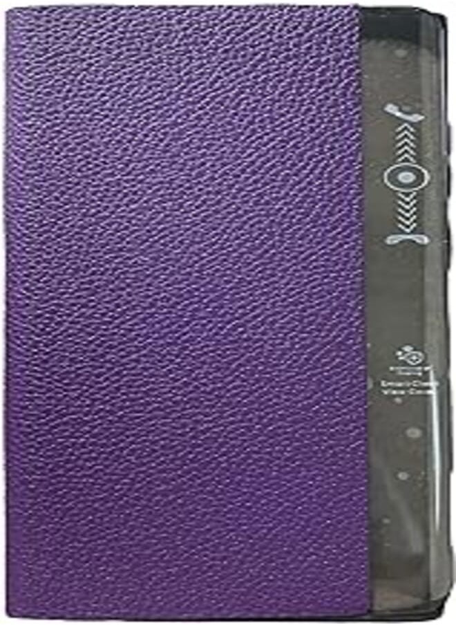 M7molge New View Flip Wash Case Compatible with Samsung Galaxy S22 Ultra - Purple