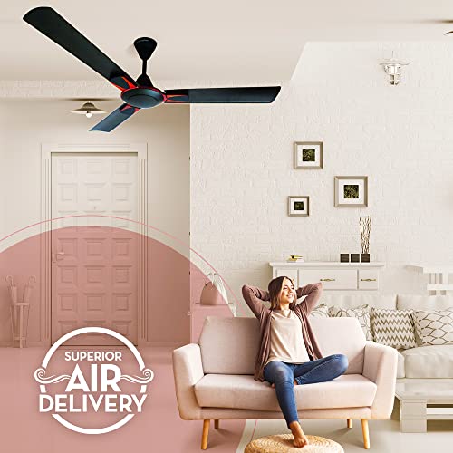 Crompton High Speed Diego 1200mm (48 inch) Ceiling Fan (Matte Black), Pack of 1 - Image 3