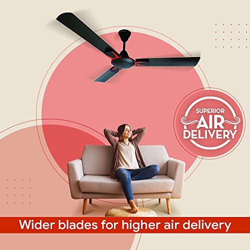 Crompton High Speed Diego 1200mm (48 inch) Ceiling Fan (Matte Black), Pack of 1 - Image 4