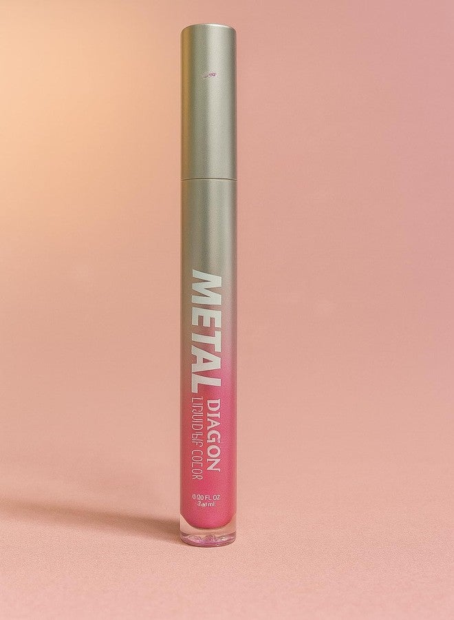 ماسيبو يو أس أيه أحمر شفاه سائل فاخر من ماسيبو يو إس إيه، لون ميتال ديوني - سهل التطبيق للغاية، بلمسة نهائية لامعة، يدوم طويلاً لإطلالة شفاه متألقة - Image 1