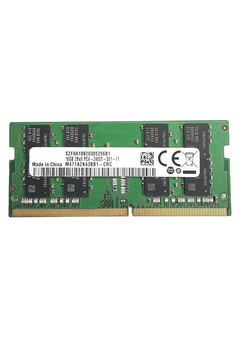 "وحدة ذاكرة كمبيوتر محمول بسعة 16 جيجابايت من نوع DDR4 RAM بتردد 2400 ميجاهرتز SODIMM ذات 260 دبوسًا وتوقيت CL17." - Image 1