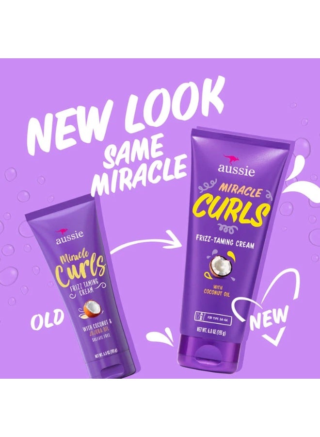 Aussie Miracle Curls Frizz Taming Cream 193grams - Image 1