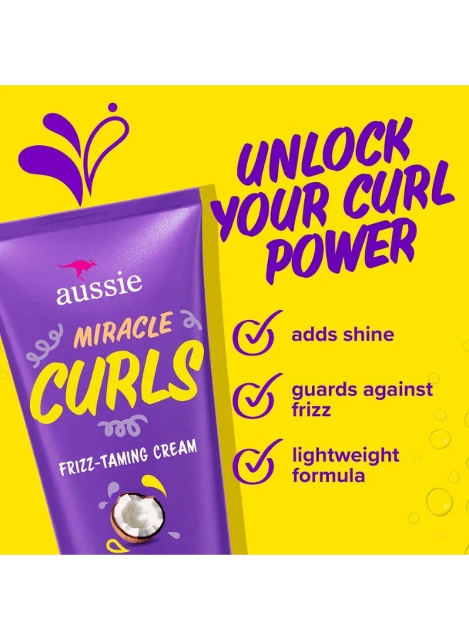 Aussie Miracle Curls Frizz Taming Cream 193grams - Image 2
