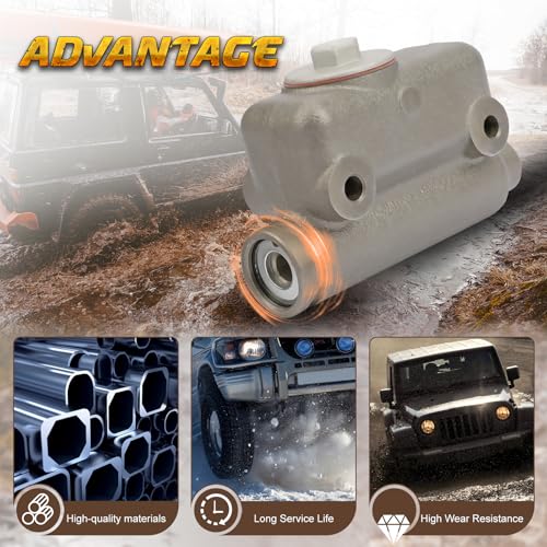 WILDGEAR اسطوانة فرامل رئيسية من وايلد جير تناسب جيب / AMC / فريزر / هادسون / كايسر / ناش / باكارد / ستودبيكر # M2796، 2622896، 3116920، 3127138، 3132994، 54612، 649294، 805348، 909583، J812637 - Image 4