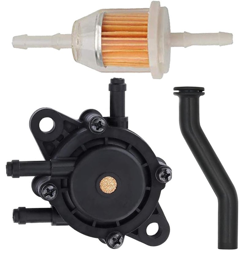 Generic ChShFirLOV 808656 Fuel Pump for B&S Lawn Mower Tractor Gas Vacuum Fuel Pump with Fuel Filter for honda&yamaha 491922 691034 692313 808492 John&Deere&Kohler 17HP-25 HP Small Engine  - Image 1