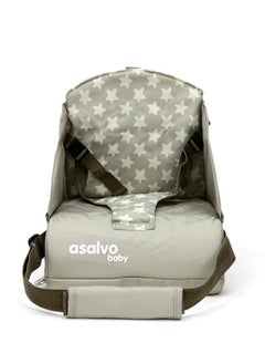 asalvo Go Anywhere Booster Seat - Star Beige 