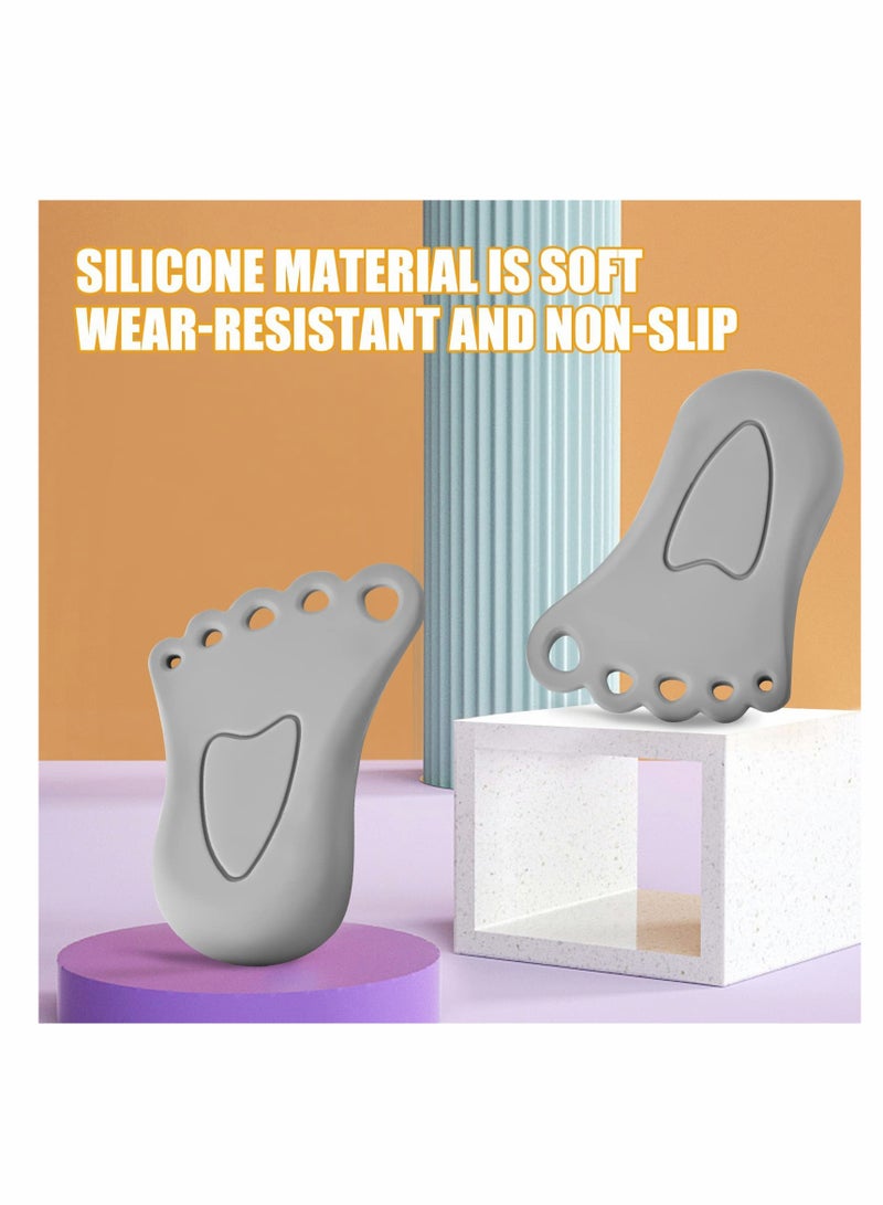 SOLARAE Rubber Door Stopper Security Door Stop Wedge Door Wedge For Door Gaps And Prevents Locking, Door Stop Wedge For All Floor Types And Carpet Heavy Duty Door Clip 2 Piece - Image 2